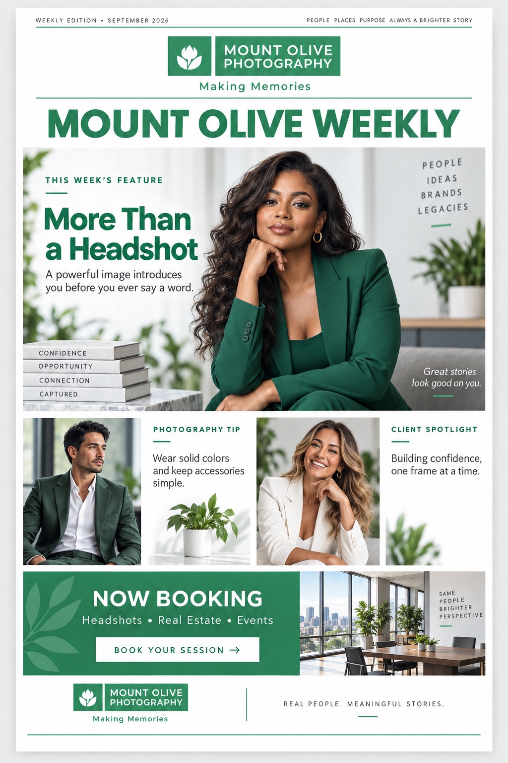 Mount Olive Weekly membership newspaper preview